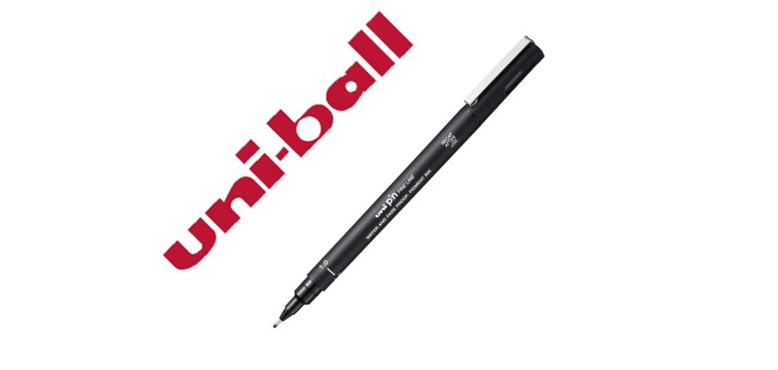 Rotulador uniball pin calibrado micrometrico 1 mm color negro