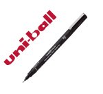 Rotulador uniball pin calibrado punta biselada 1 mm color negro