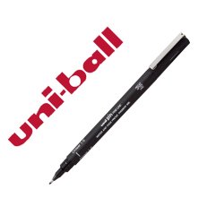 Rotulador uniball pin calibrado punta biselada 1 mm color negro