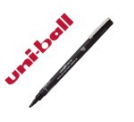 Rotulador uniball pin calibrado punta biselada 3 mm color negro
