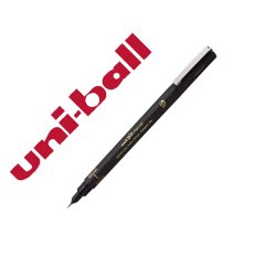 Rotulador uniball pin 500ef punta pincel flexible color negro