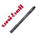 Rotulador uniball pin br-200 punta de pincel fino gris oscuro