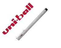 Rotulador uniball pin br-200 punta de pincel fino gris claro