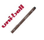 Rotulador uniball pin caligrado micrometrico 0,1 mm color sepia