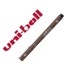 Rotulador uniball pin caligrado micrometrico 0,1 mm color sepia