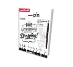 Set iniciacion uniball pin lettering starter nº2 blister de 8 rotuladores + 1 portaminas