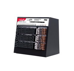 Rotulador uniball pin calibrado micrometrico color negro expositor de 240 unidades