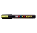 Rotulador uni posca pc-5m marcador de pintura punta conica 1,8-2,5 mm amarillo fluorescente