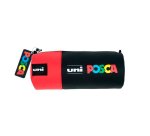 Estuche portatodo uni posca tela color rojo 85x195 mm
