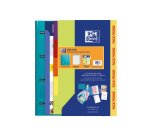 Carpeta con recambio oxford ebinder l&g vivos din a4+ 4 anillas 35 mm recambio 80 h cuadro 5 mm + juego 5