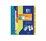 Carpeta con recambio oxford ebinder l&g vivos din a4+ 4 anillas 35 mm recambio 80 h cuadro 5 mm + juego 5