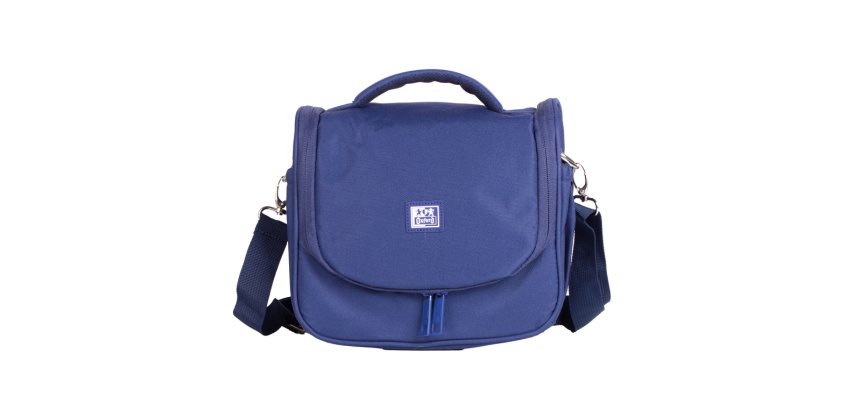 Bolsa isotermica oxford b-foodie rpet color azul marino 220x250x160 mm