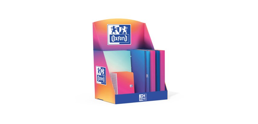 Expositor sobremesa oxford rts gradient ebook a4 / ebook a5 /ebinder a4 14 unidades surtidas