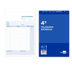 Talonario liderpapel entregas cuarto original y copia t226