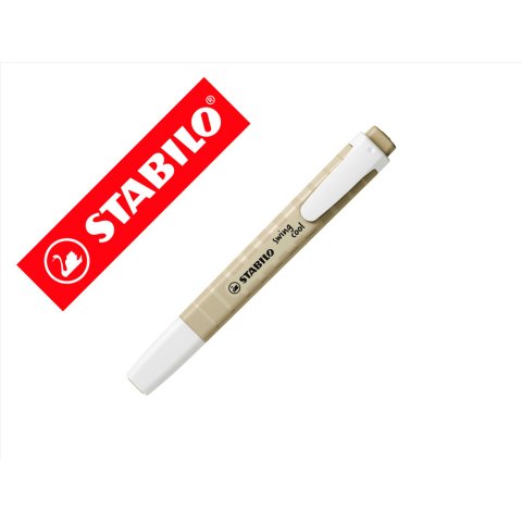 Rotulador stabilo fluorescente fino swing cool nature colors verde barro