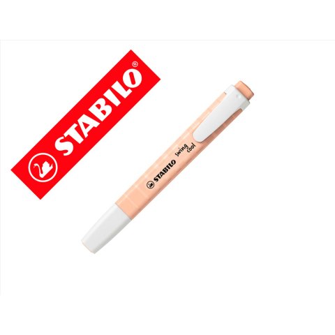 Rotulador stabilo fluorescente fino swing cool nature colors beige