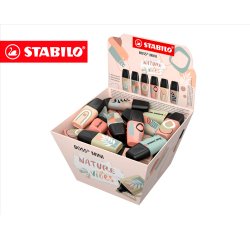 Rotulador stabilo boss fluorescente mini naturevibes expositor bombonera de 50 unidades colores surtidos