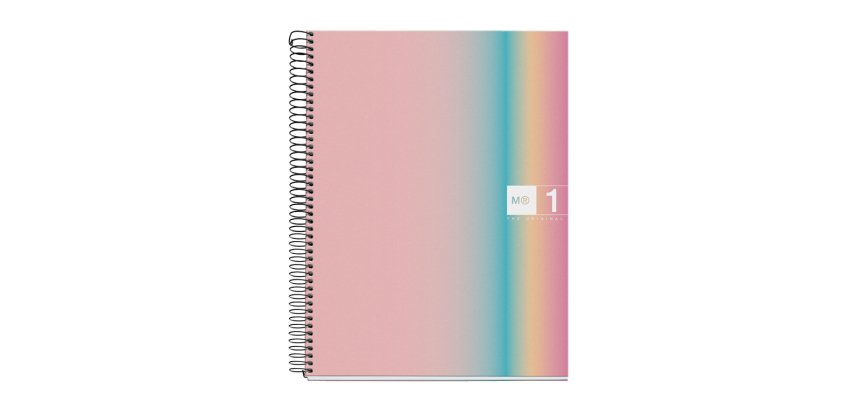 Cuaderno espiral miquelrius din a4 80 hojas 90 gr cuadro 5 mm tapa forrada aurora west