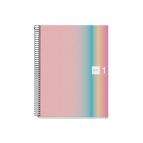 Cuaderno espiral miquelrius din a4 80 hojas 90 gr cuadro 5 mm tapa forrada aurora west