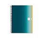 Cuaderno espiral miquelrius din a4 80 hojas 90 gr cuadro 5 mm tapa forrada aurora iceland