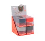 Portaclips apli imantado neon expositor de 8 unidades colores surtidos