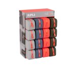 Bolso portatodo apli silicona rectangular 75x185x55 mm expositor de 16 unidades colores surtidos