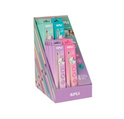 Lapiz infinito apli nordik hb expositor de 20 unidades colores surtidos