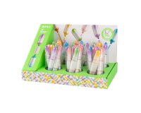 Rotulador apli fluorescente mini doble punta colores surtidos