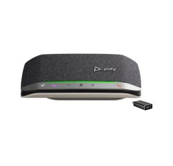 Altavoz poly sync 20 ms plus bluetooth con microfono sonido full duplex conexion usb-c