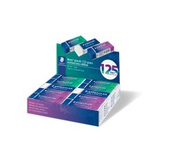 Goma de borrar staedtler mars plastic 125 aniversario 526/50 caja de 20 unidades