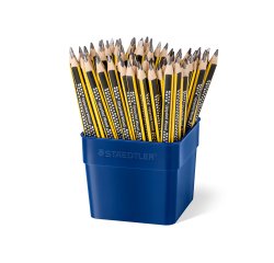 Lapices de grafito staedtler 119 triangular jumbo mina 2 mm hb bote de 72 unidades