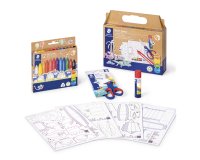 Set de dibujo staedtler noris jumbo mixto figuras de papel 18 piezas