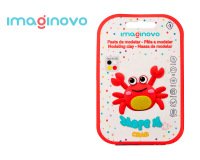 Pasta para modelar imaginovo de secado al aire set de colores surtidos con instrucciones cangrejo