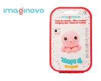 Pasta para modelar imaginovo de secado al aire set de colores surtidos con instrucciones pulpo