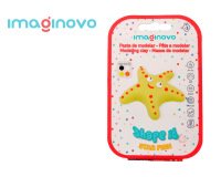Pasta para modelar imaginovo de secado al aire set de colores surtidos con instrucciones estrella de mar