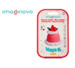 Pasta para modelar imaginovo de secado al aire set de colores surtidos con instrucciones tarta de fresa