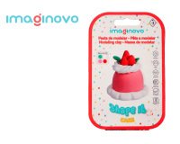 Pasta para modelar imaginovo de secado al aire set de colores surtidos con instrucciones tarta de fresa