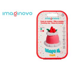 Pasta para modelar imaginovo de secado al aire set de colores surtidos con instrucciones tarta de fresa