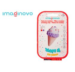 Pasta para modelar imaginovo de secado al aire set de colores surtidos con instrucciones helado