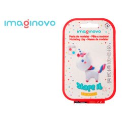 Pasta para modelar imaginovo de secado al aire set de colores surtidos con instrucciones unicornio