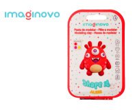 Pasta para modelar imaginovo de secado al aire set de colores surtidos con instrucciones alien