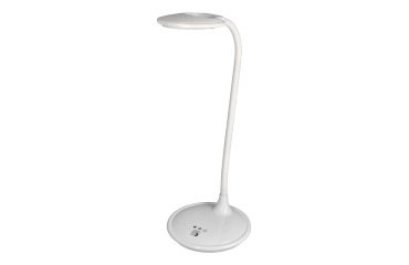 Lampara de escritorio q-connect led 5w 250 lm con lupa iluminación ajustable blanco