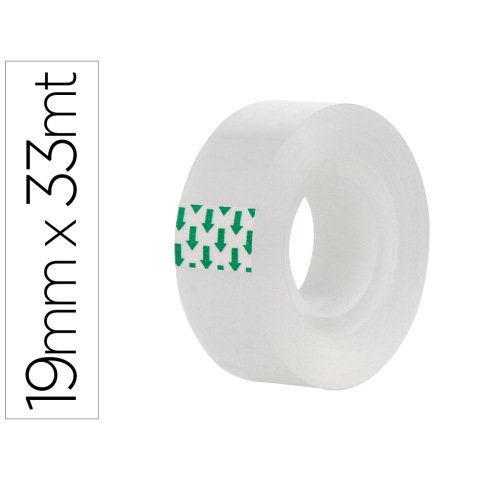 Cinta adhesiva greening transparente 33 m x 19 mm