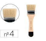 Brocha paletina plana Liderpapel ancho 48 mm de pelo de cerda