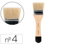 Brocha paletina plana Liderpapel ancho 48 mm de pelo de cerda