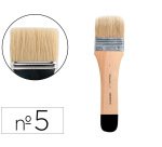Brocha paletina plana liderpapel ancho 57 mm de pelo de cerda