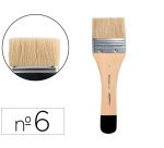 Brocha paletina plana liderpapel ancho 65 mm de pelo de cerda