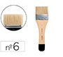 Brocha paletina plana liderpapel ancho 65 mm de pelo de cerda