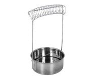 Limpiador con soporte liderpapel para brochas y pinceles de aluminio 18x10,5 cm