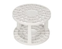 Soporte para pinceles liderpapel de plastico 46 agujeros 14,5x14,5x10 cm